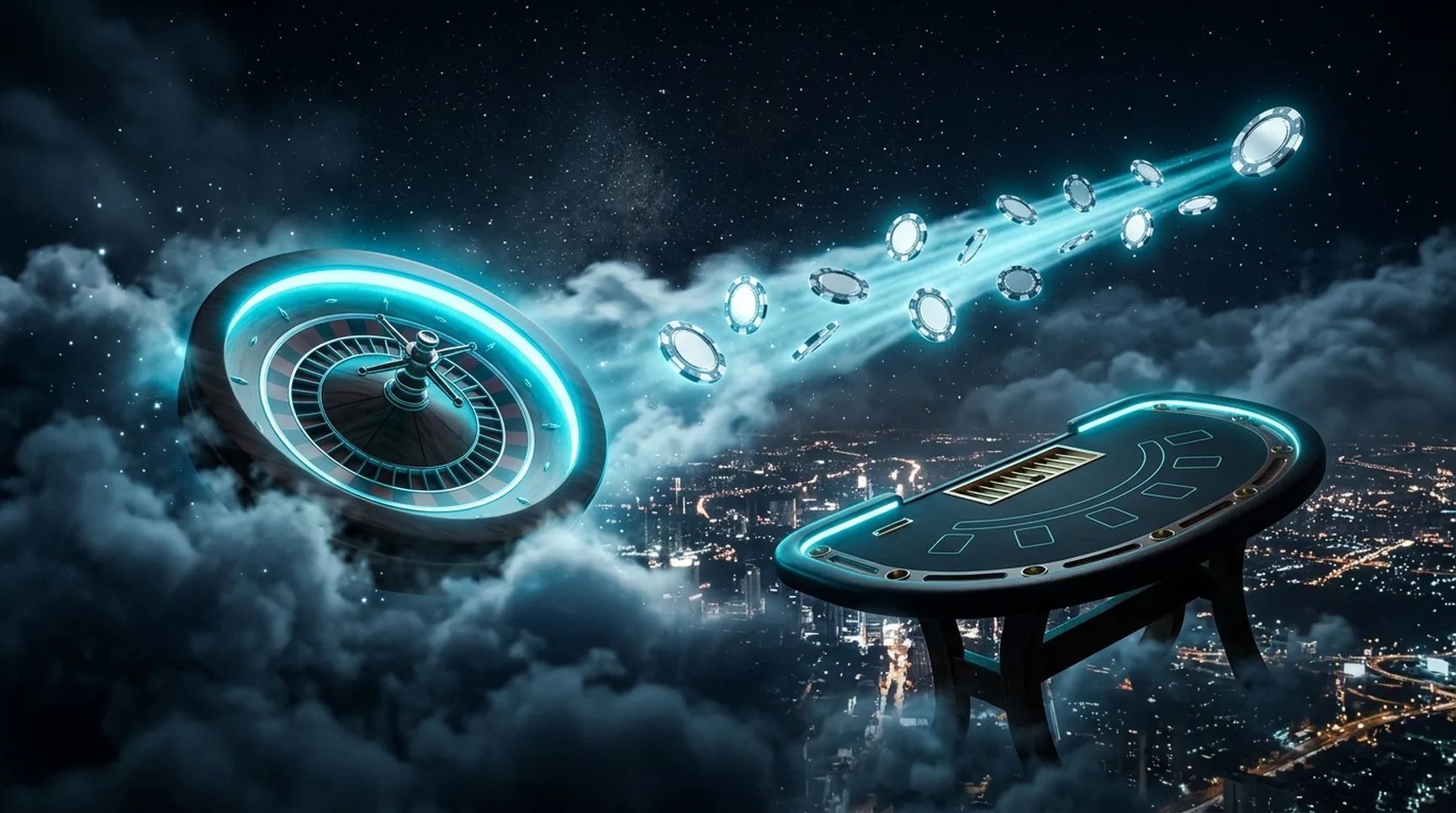 Sky Casino slots lobby art